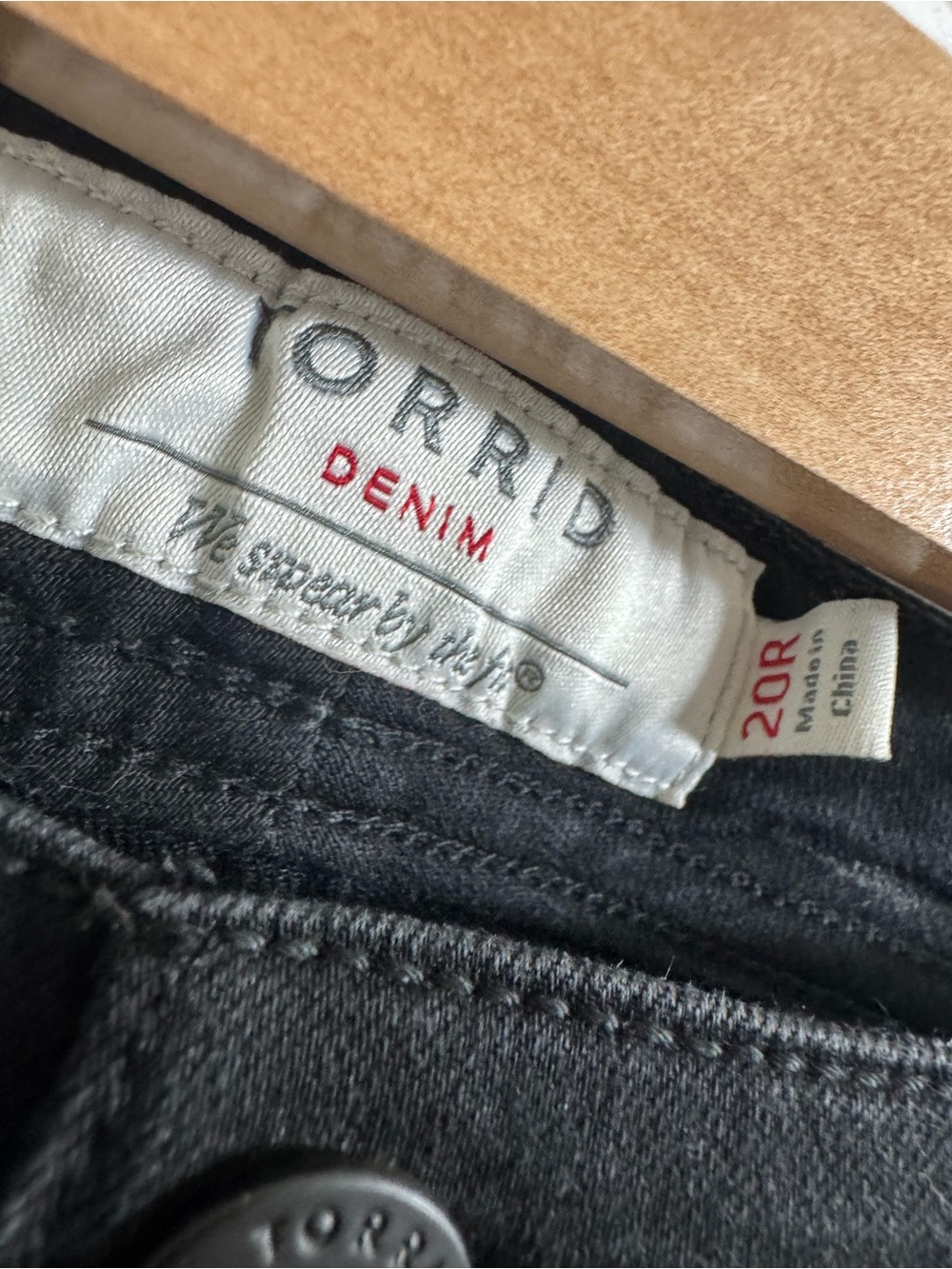 torrid Black Denim Jeans - Picture 2 of 2